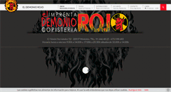 Desktop Screenshot of eldemoniorojo.es